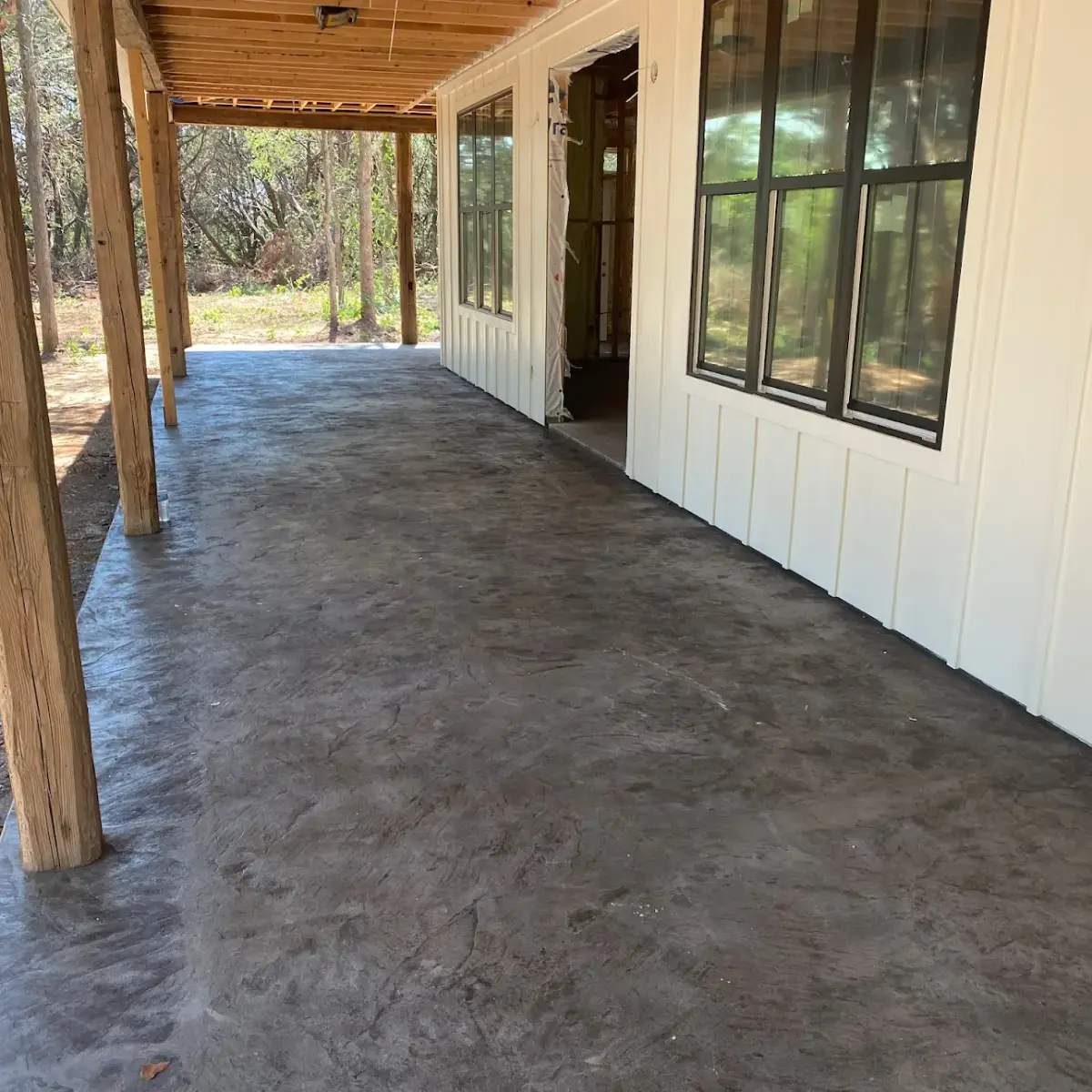 Concrete Patios in Waco, TX photo 4: Covered Patio Flatwork in Waco Area