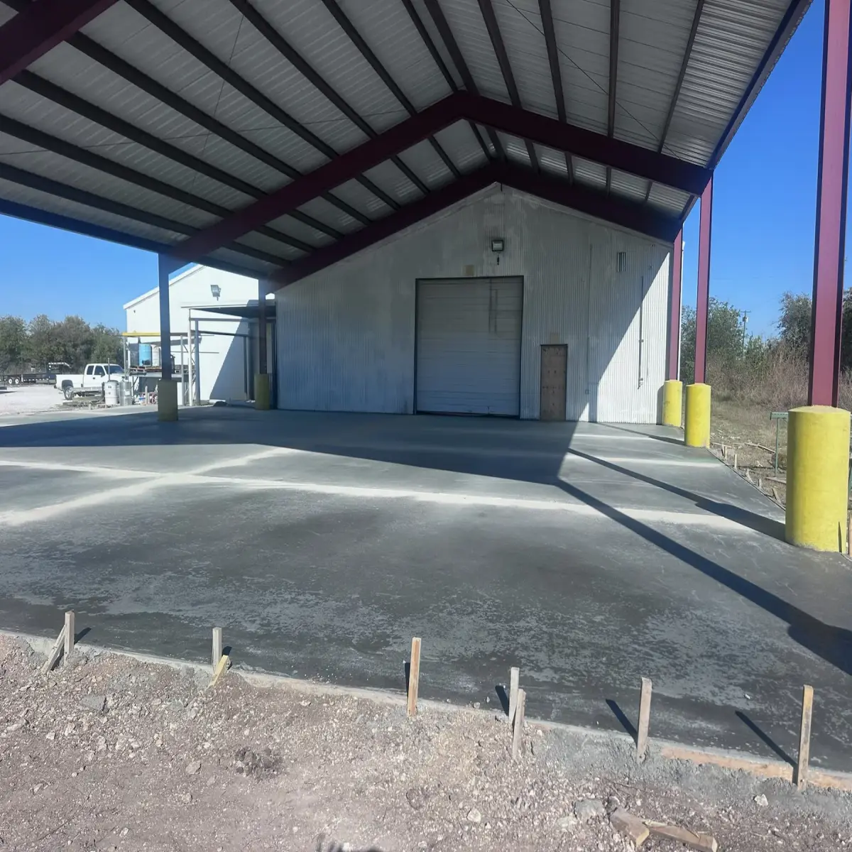 Concrete Foundations in Waco, TX photo 3: Shop Foundation and Interior Slab in Central Texas