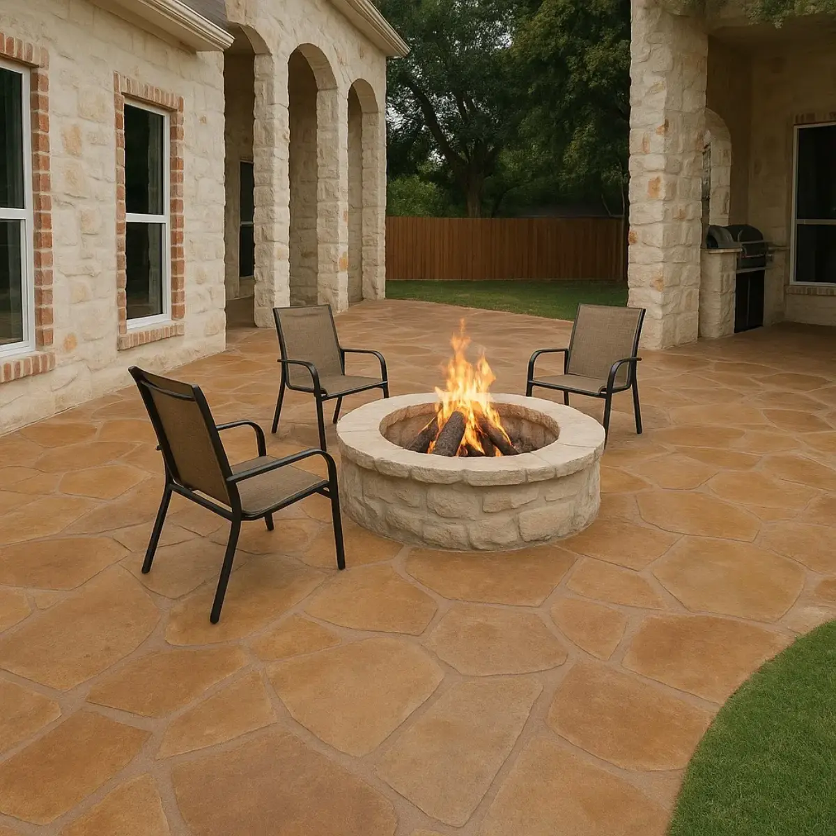 Stamped Concrete in Waco, TX photo 6: Stamped and Decorative Concrete in Central Texas